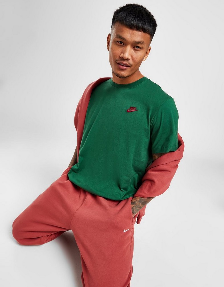 Tricou pentru bărbați NIKE TRICOU SPORTSWEAR CLUB AR4997-341 Verde