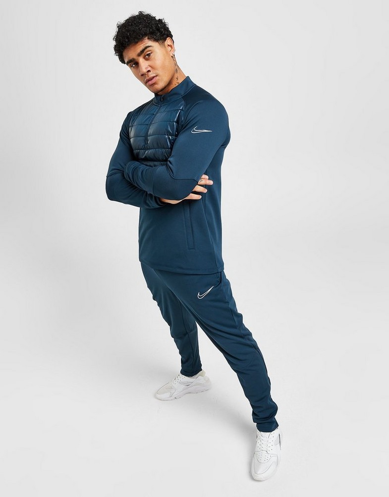 Bluza męska NIKE ZWYKŁA ACADEMY WINTER WARRIOR 1/4 ZIP TOP DC9168-454 Granatowy