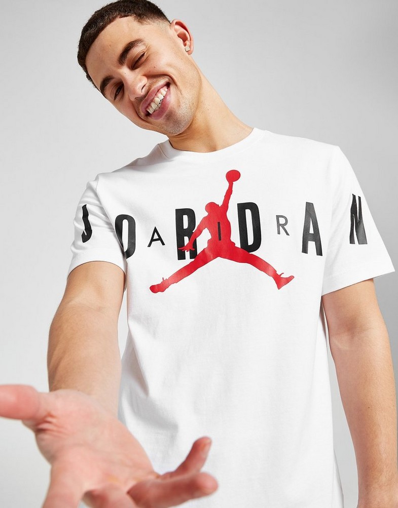 Tricou pentru bărbați JORDAN TRICOU M J JD AIR STRETCH SS DV1445-100 Alb