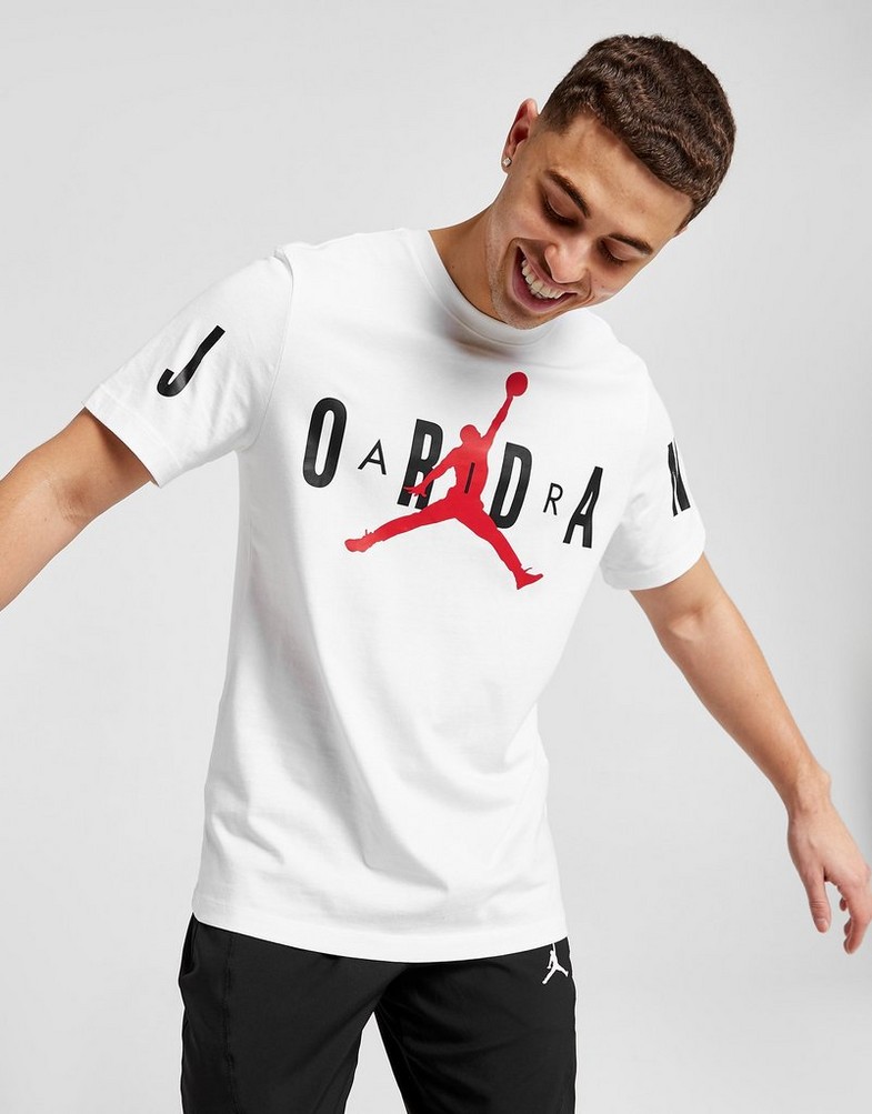 Tricou pentru bărbați JORDAN TRICOU M J JD AIR STRETCH SS DV1445-100 Alb