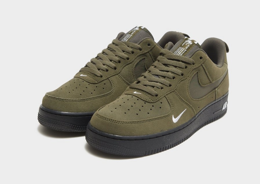 Buty sneakersy męskie NIKE AIR FORCE 1 '07 LV8  DZ4514-300 Khaki