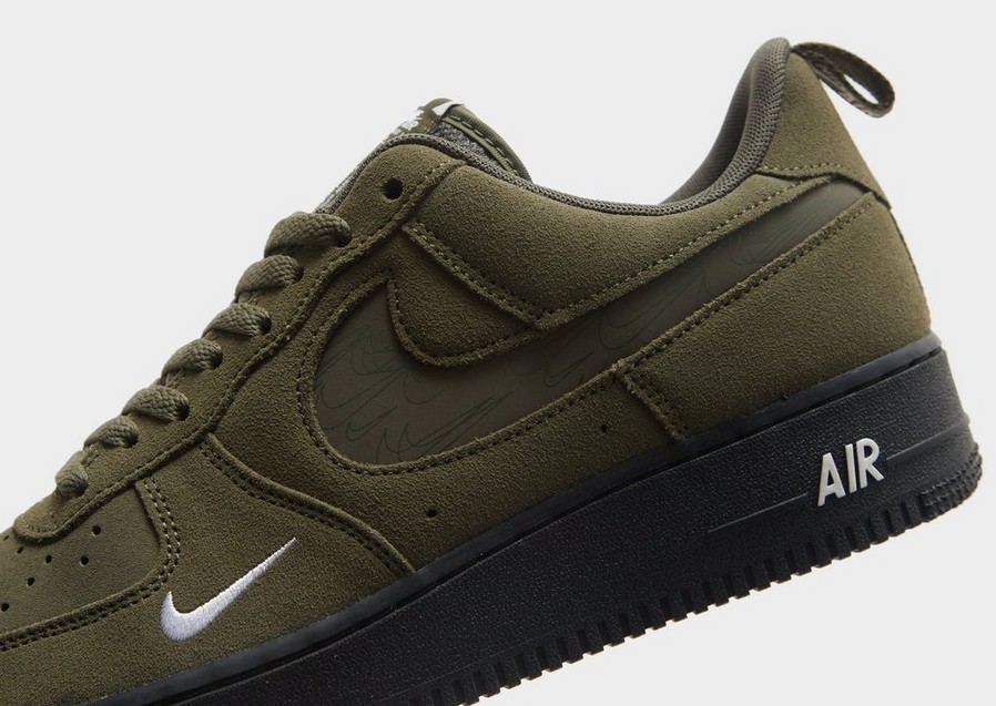 Buty sneakersy męskie NIKE AIR FORCE 1 '07 LV8  DZ4514-300 Khaki