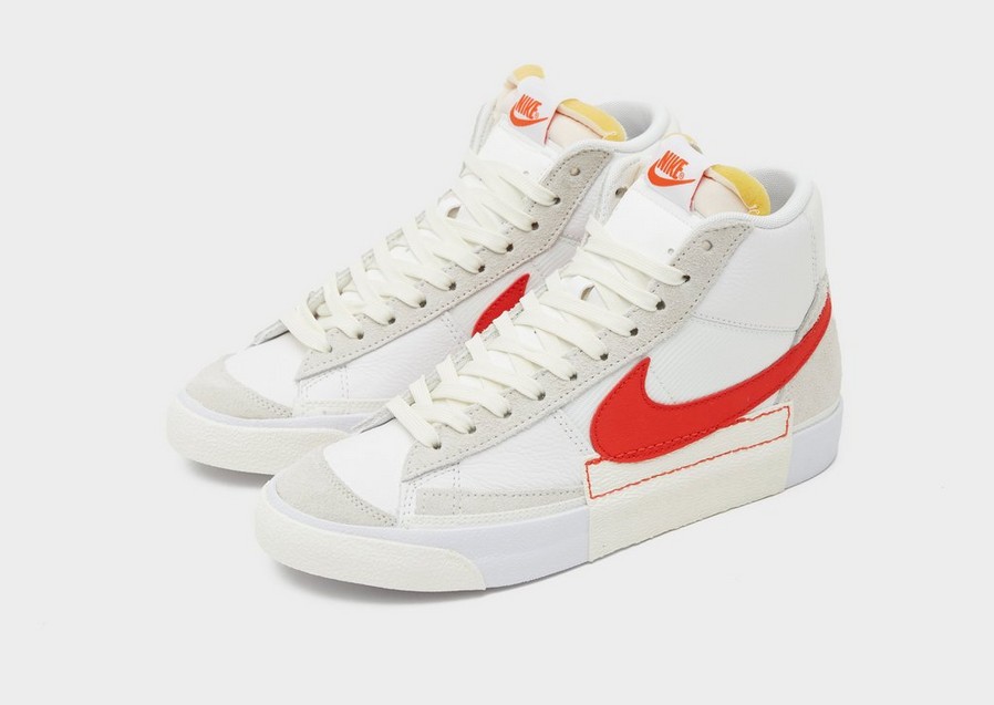 Adidași pentru bărbați NIKE BLAZER MID '77 PRO CLUB DQ7673-101 Alb
