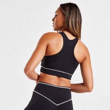 Bustieră sport pentru femei PINK SODA SPORT SEAM'SCULPT BUSTIERĂ BLK