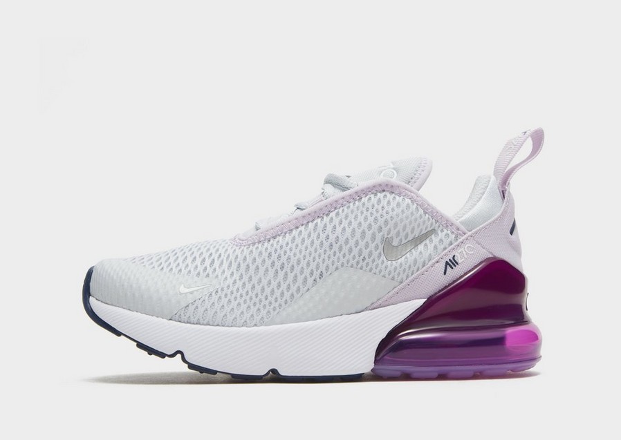 Buty sneakersy dla dzieci NIKE AIR MAX 270 BP AO2372-023 Szary