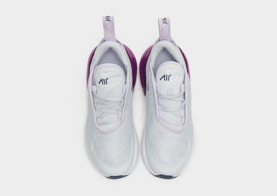Buty sneakersy dla dzieci NIKE AIR MAX 270 BP AO2372-023 Szary