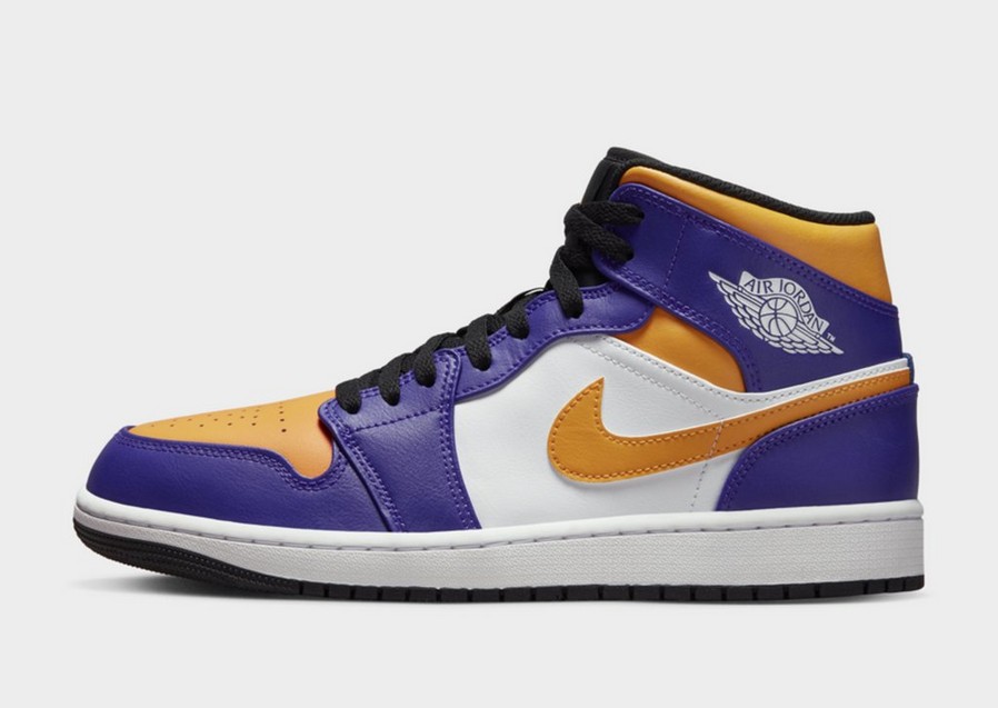 Buty sneakersy męskie AIR JORDAN 1 MID  DQ8426-517 Fioletowy