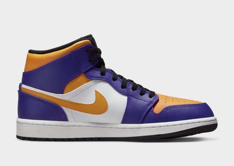 Buty sneakersy męskie AIR JORDAN 1 MID  DQ8426-517 Fioletowy