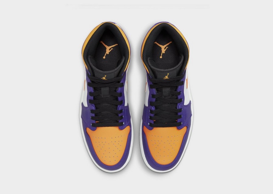 Buty sneakersy męskie AIR JORDAN 1 MID  DQ8426-517 Fioletowy
