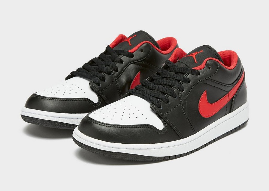 Buty sneakersy męskie AIR JORDAN 1 LOW 553558-063 Czarny
