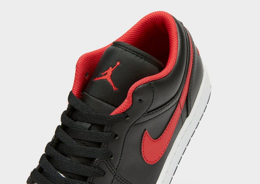 Buty sneakersy męskie AIR JORDAN 1 LOW 553558-063 Czarny