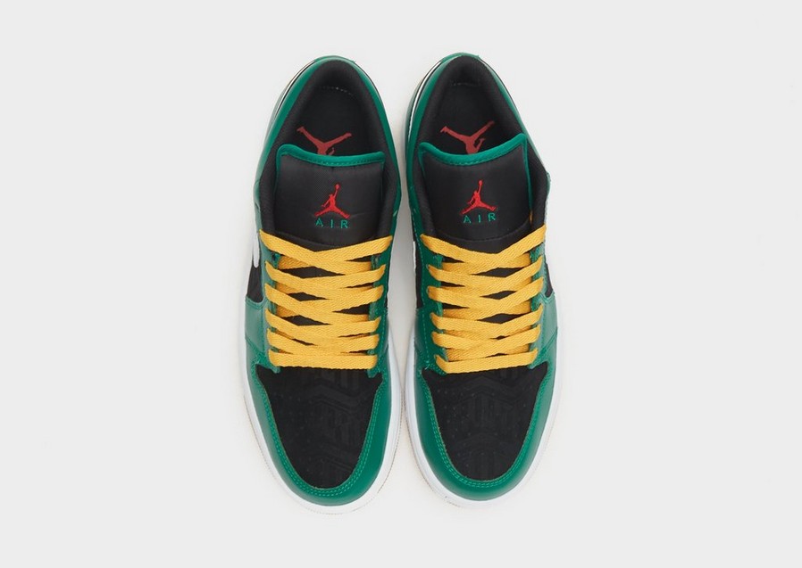 Buty sneakersy męskie AIR JORDAN 1 LOW SE  DQ8422-300 Zielony