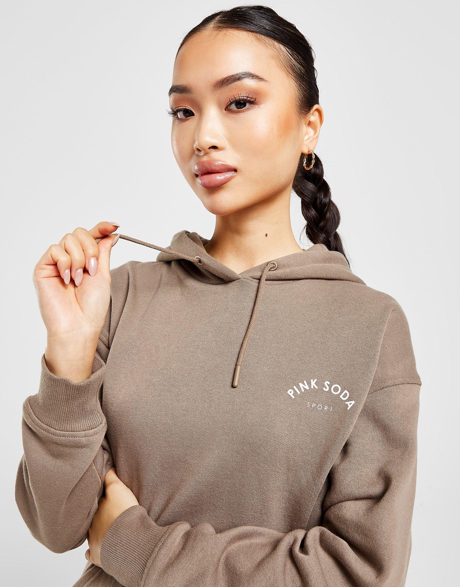 Dámská mikina PINK SODA SPORT VICENTE OH HD BRWN PSSTW11512BRN Hnědá