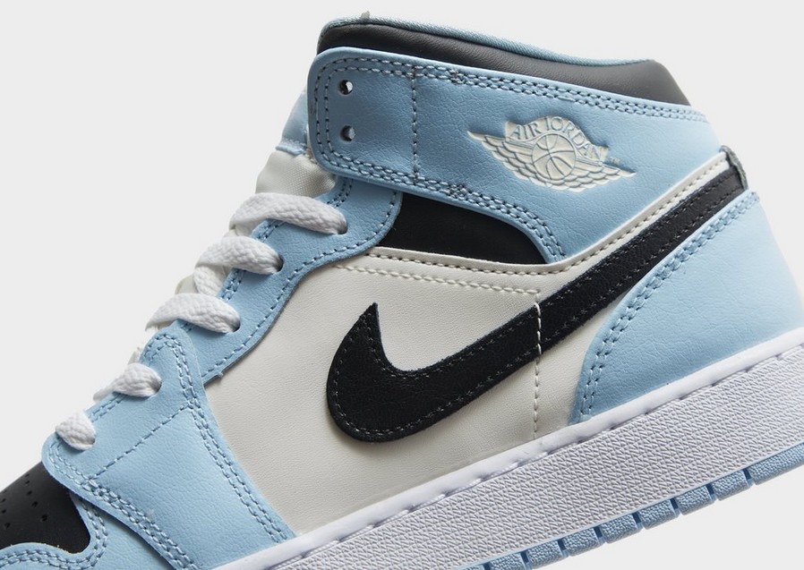 Buty sneakersy dla dzieci AIR JORDAN 1 MID GG  555112-401 Niebieski
