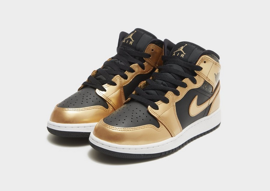 AIR JORDAN 1 MID SE CBR BG Sneakers Copii Negru DR6967-071 • JD