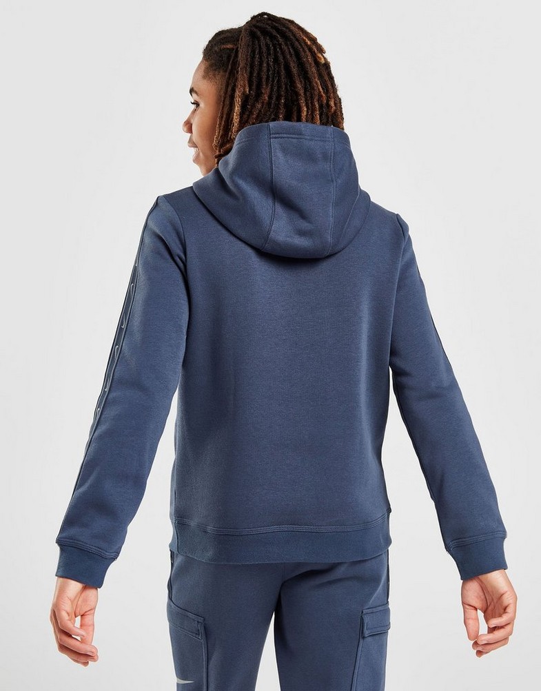 NIKE BLUZA Z KAPTUREM RPT TAPE FLC HD TH'BLU DZ5624-437 Granatowy
