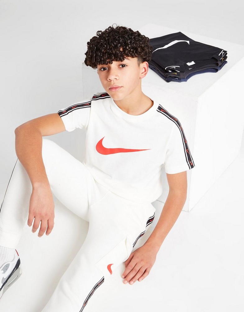 Gyerek póló NIKE PÓLÓ SPORTSWEAR REPEAT  DZ5628-133 Fehér
