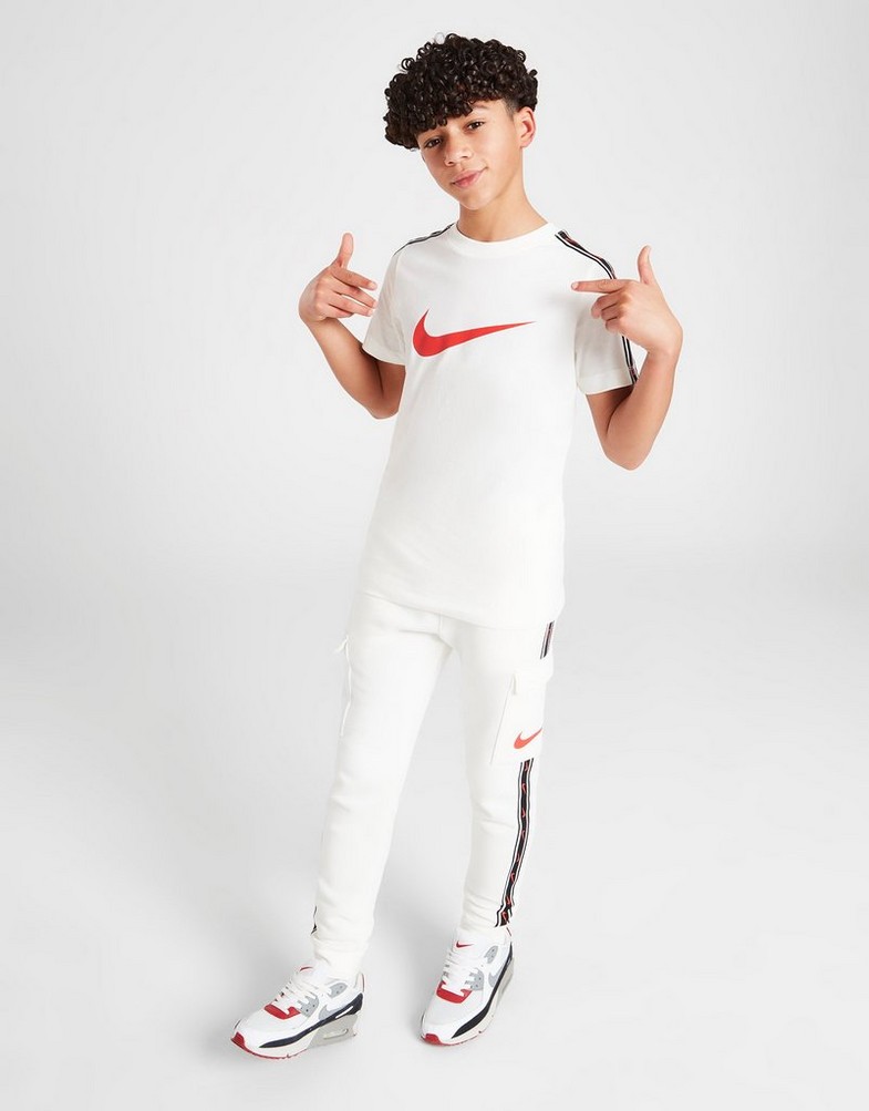 Gyerek póló NIKE PÓLÓ SPORTSWEAR REPEAT  DZ5628-133 Fehér