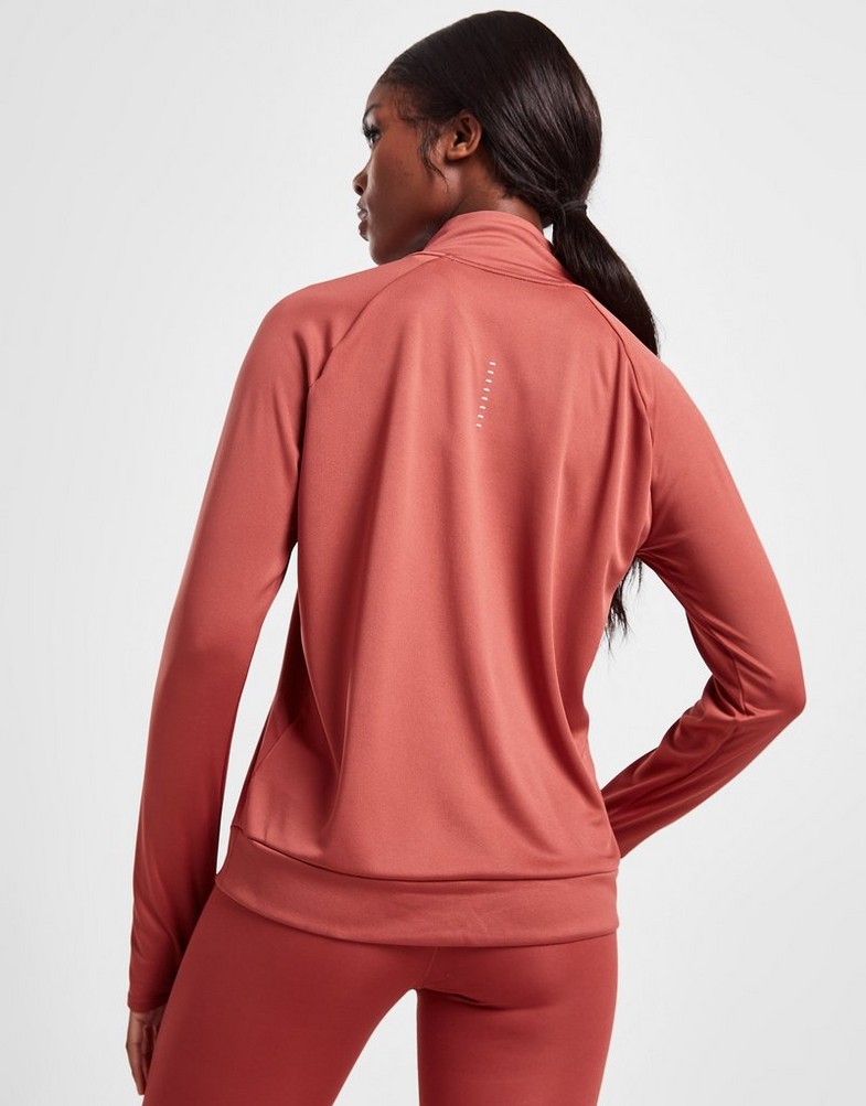 Bluza damska NIKE BLUZA ROZPINANA W NK DF SWOOSH RUN MDLYR DM7769-691 Brązowy