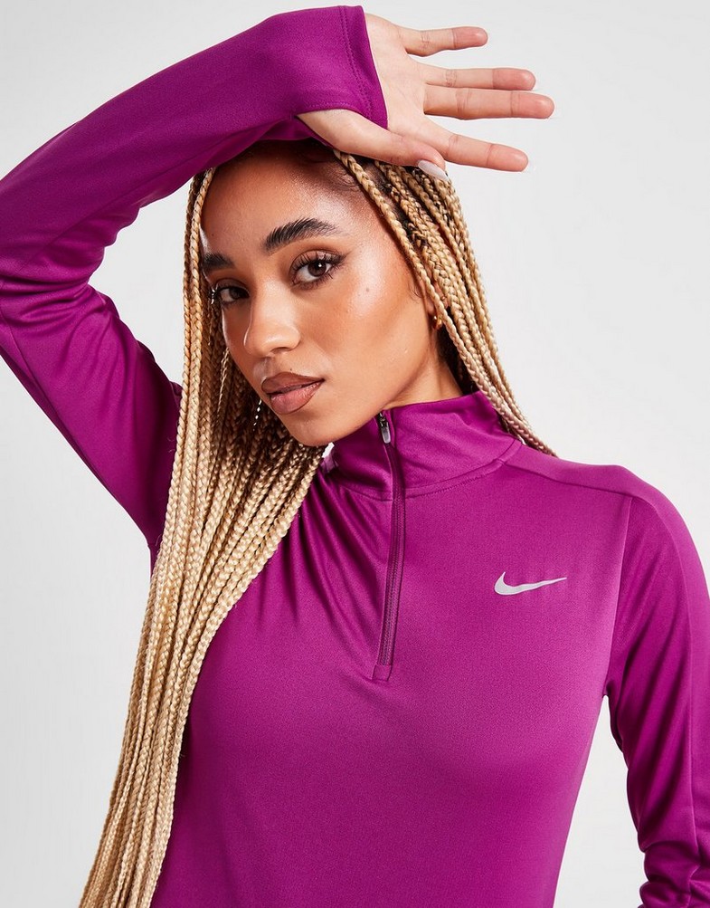 Bluza damska NIKE BLUZA ROZPINANA W NK DF PACER HZ DQ6377-503 Fioletowy
