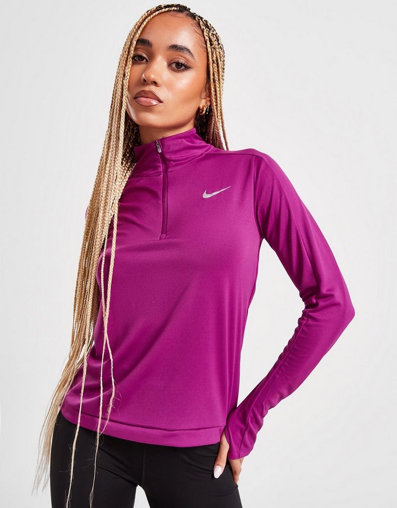 Bluza damska NIKE BLUZA ROZPINANA W NK DF PACER HZ DQ6377-503 Fioletowy