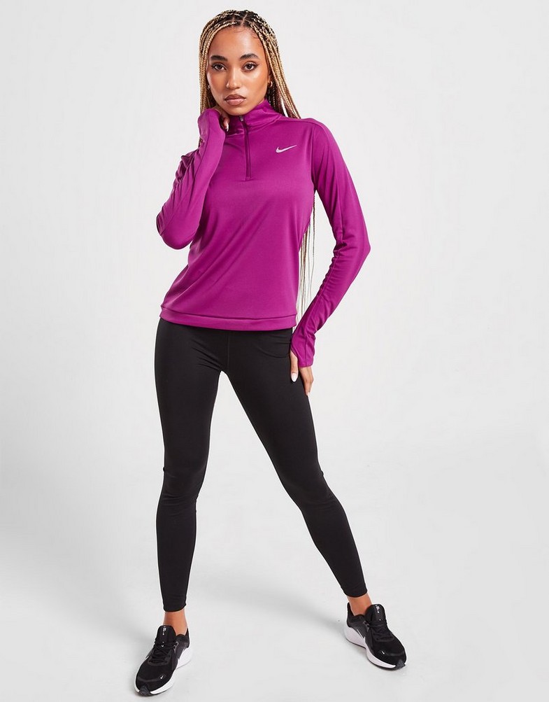 Bluza damska NIKE BLUZA ROZPINANA W NK DF PACER HZ DQ6377-503 Fioletowy