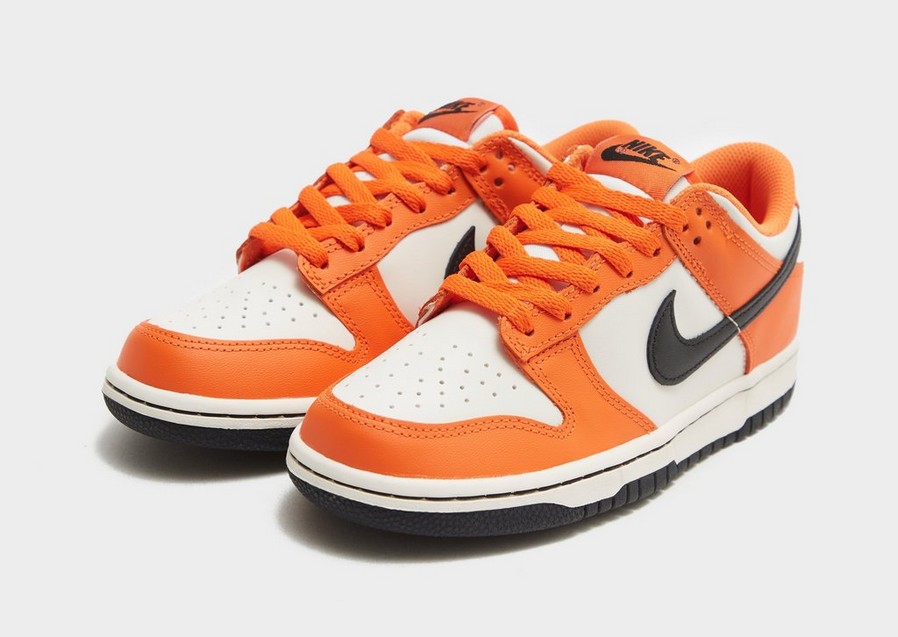 Buty sneakersy dla dzieci NIKE DUNK LOW DH9765-003 Pomarańczowy