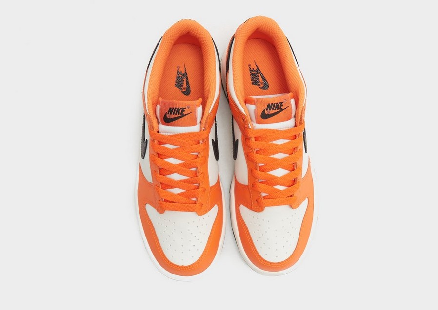 Buty sneakersy dla dzieci NIKE DUNK LOW DH9765-003 Pomarańczowy