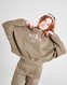 NIKE BLUZA (G) TREND FLC CREW BRN/PNK