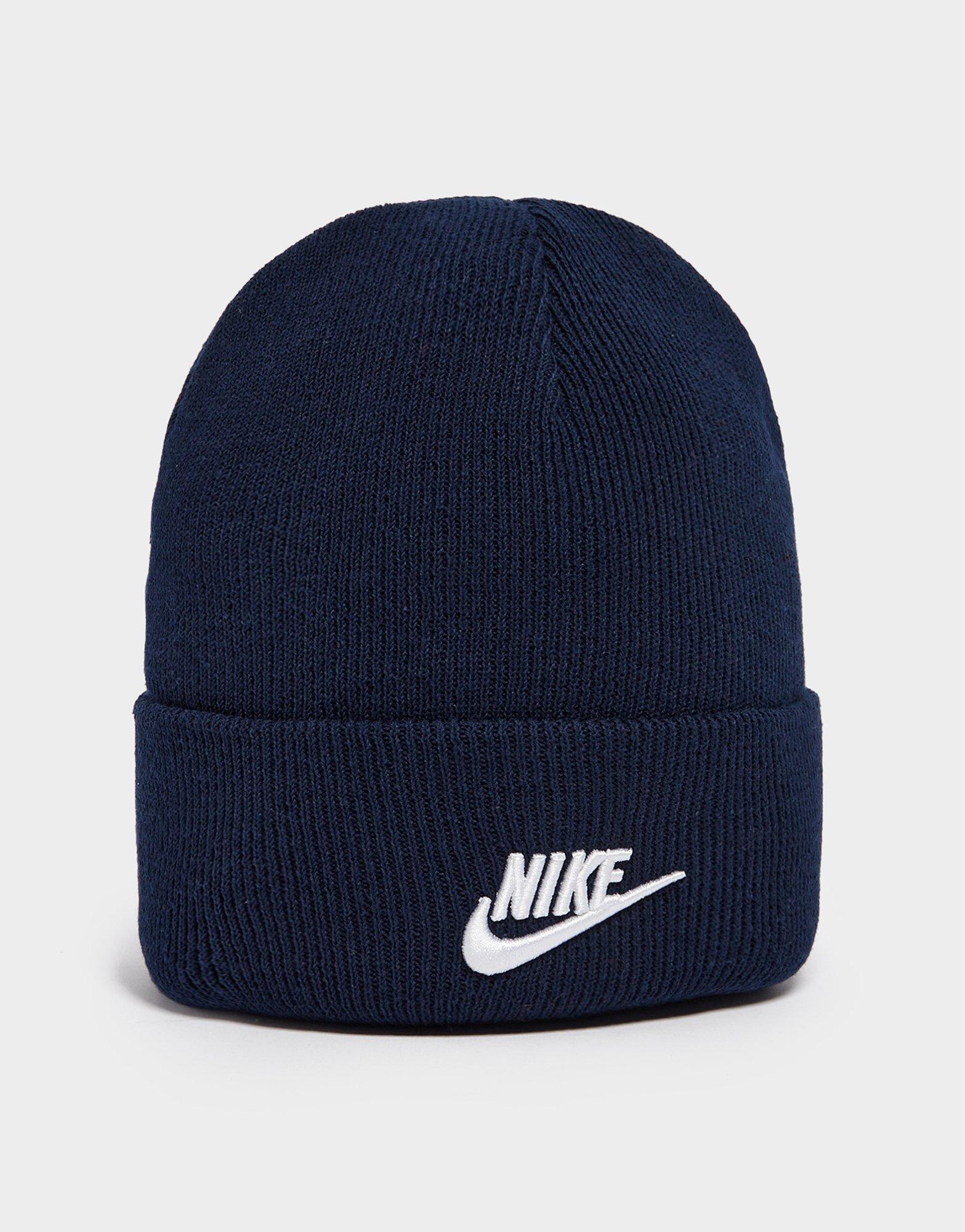Дамска зимна шапка NIKE ШАПКА U NSW BEANIE UTILITY FUTURA DJ6224-410 Тъмносин