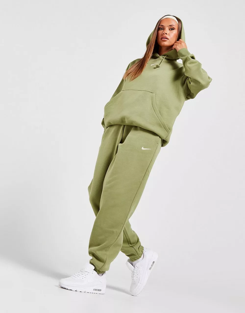 NIKE ШТАНИ W NSW PHNX FLC HR OS PANT, фото 1 з 5