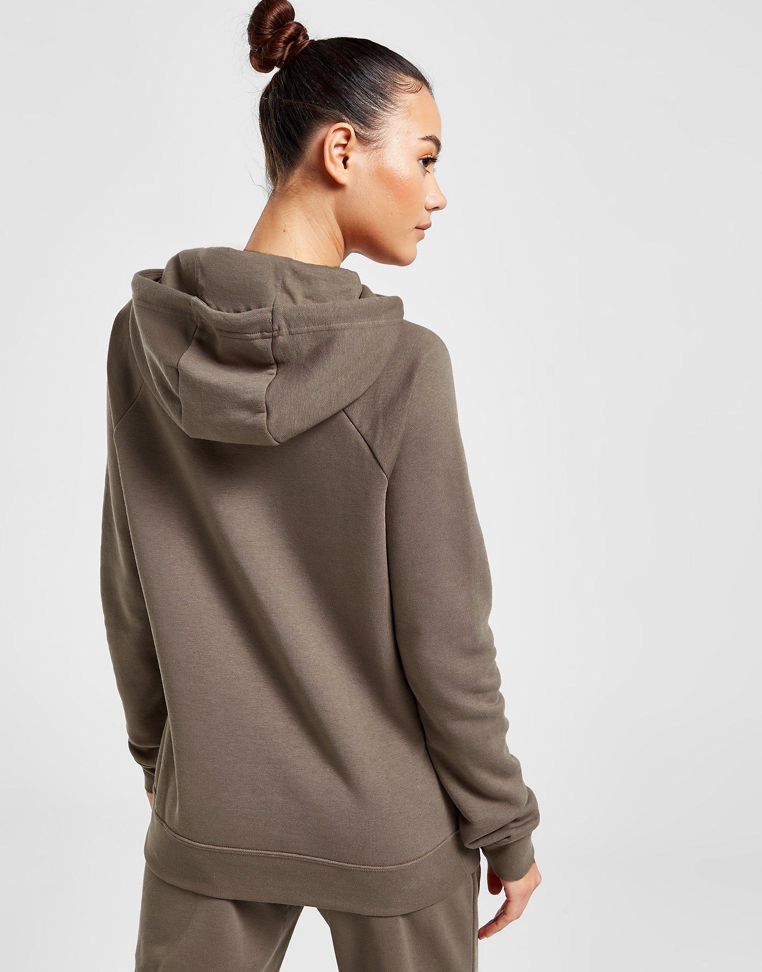 Bluză pentru femei NIKE BLUZĂ CU GLUGĂ W NSW ESSNTL FLC PO HOODIE DX2316-040 Maro