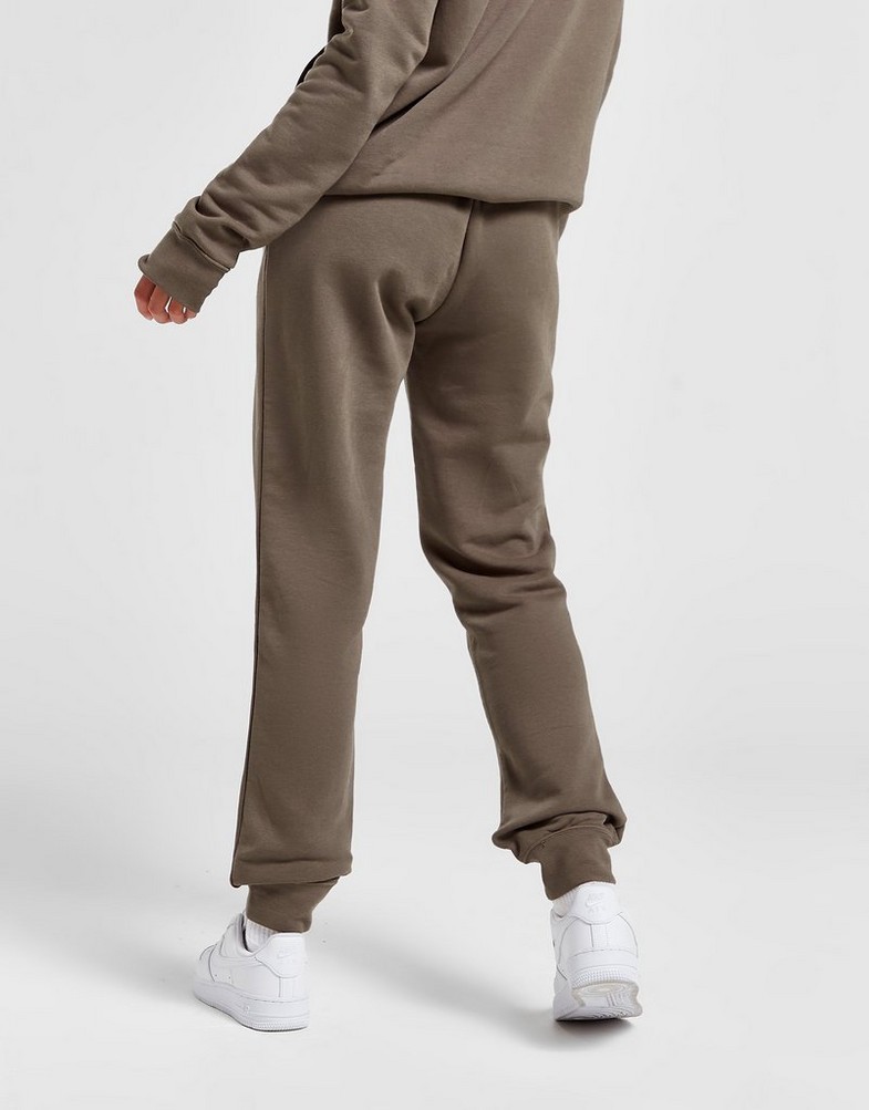 NIKE SPODNIE W NSW ESSNTL PANT REG FLC MR DX2320-040 Brązowy
