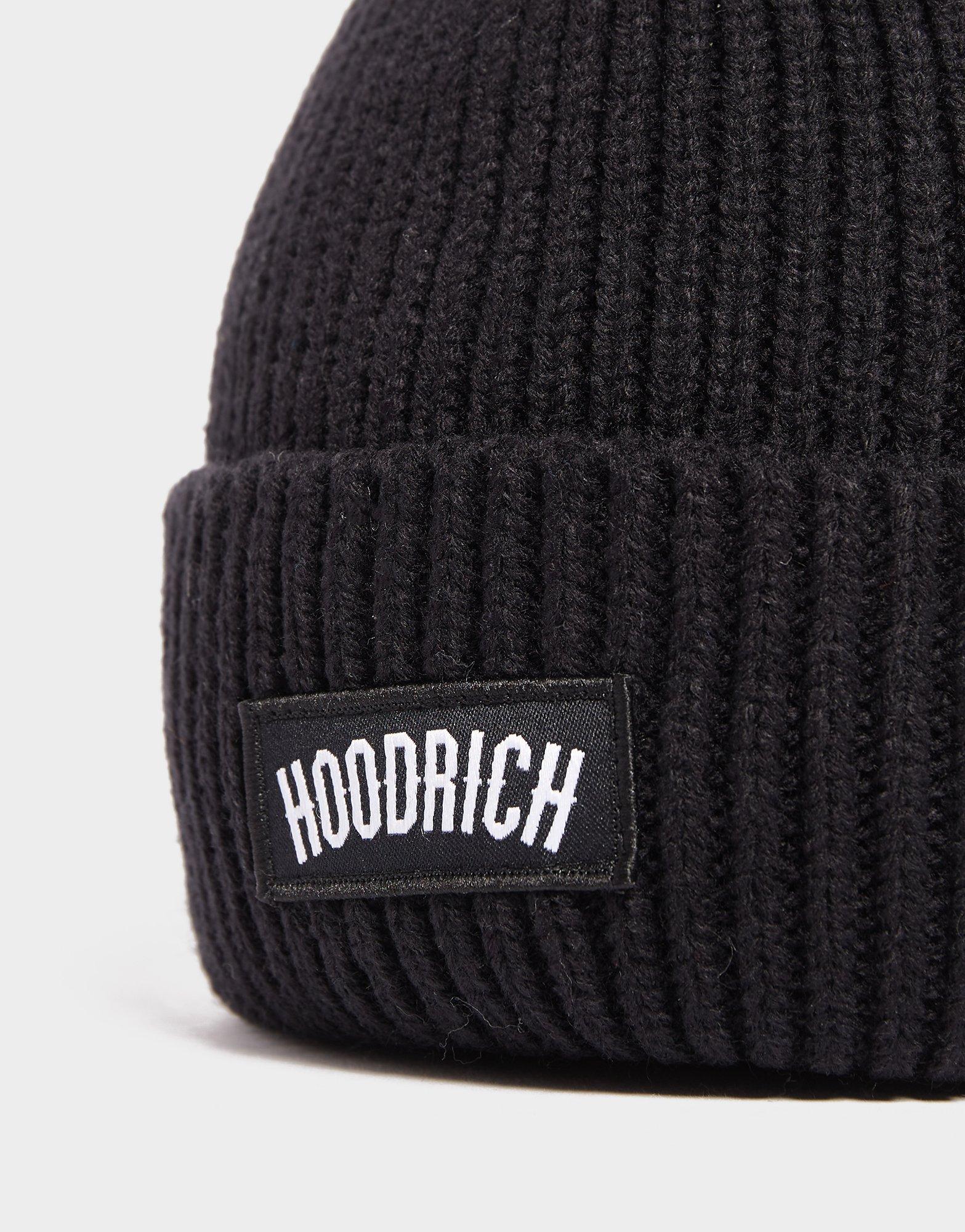Жіночі зимові шапки HOODRICH КЕПКА OG CORE WOVEN BEANIE BLK HR-2022-0089 Чорний