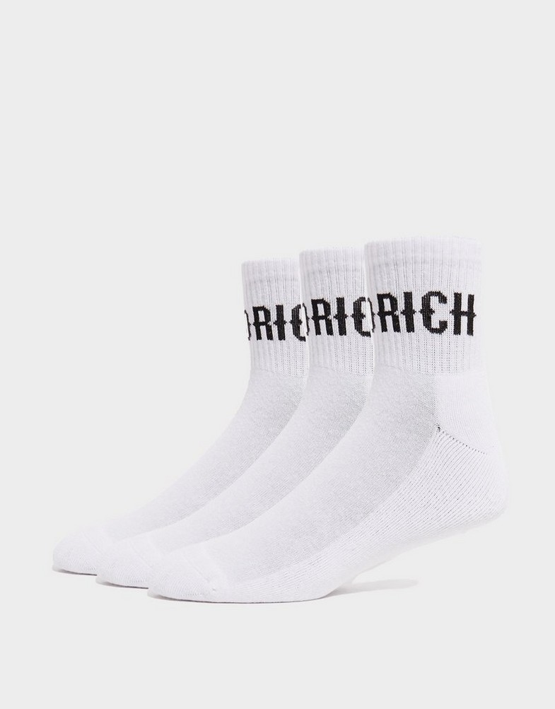 Moteriškos kojinės HOODRICH KOJINĖS OG CORE 3 PACK QUARTER SOCKS HR-2022-0129 Balta