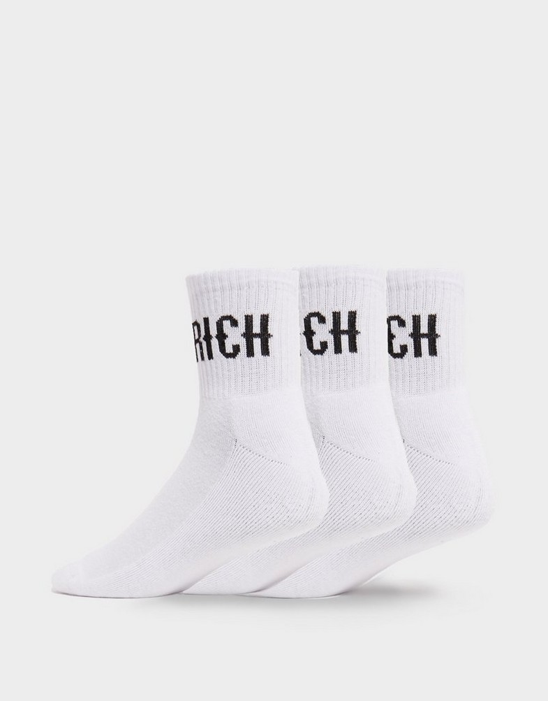 Moteriškos kojinės HOODRICH KOJINĖS OG CORE 3 PACK QUARTER SOCKS HR-2022-0129 Balta