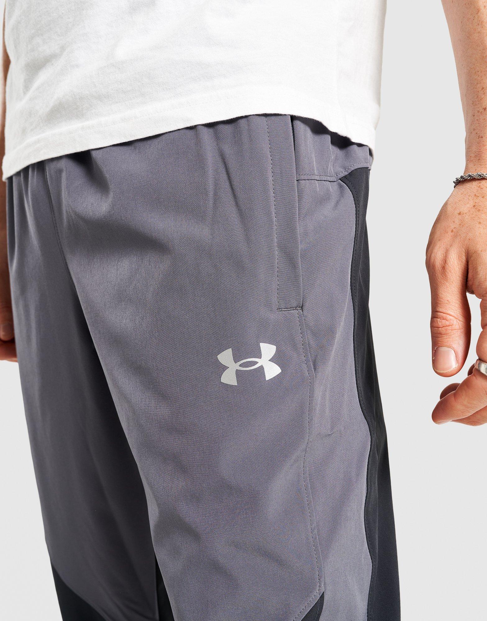 Мъжко фитнес облекло UNDER ARMOUR ПАНТАЛОНИ TECH HYBRID WVN PANTS 6007952-016 Сив