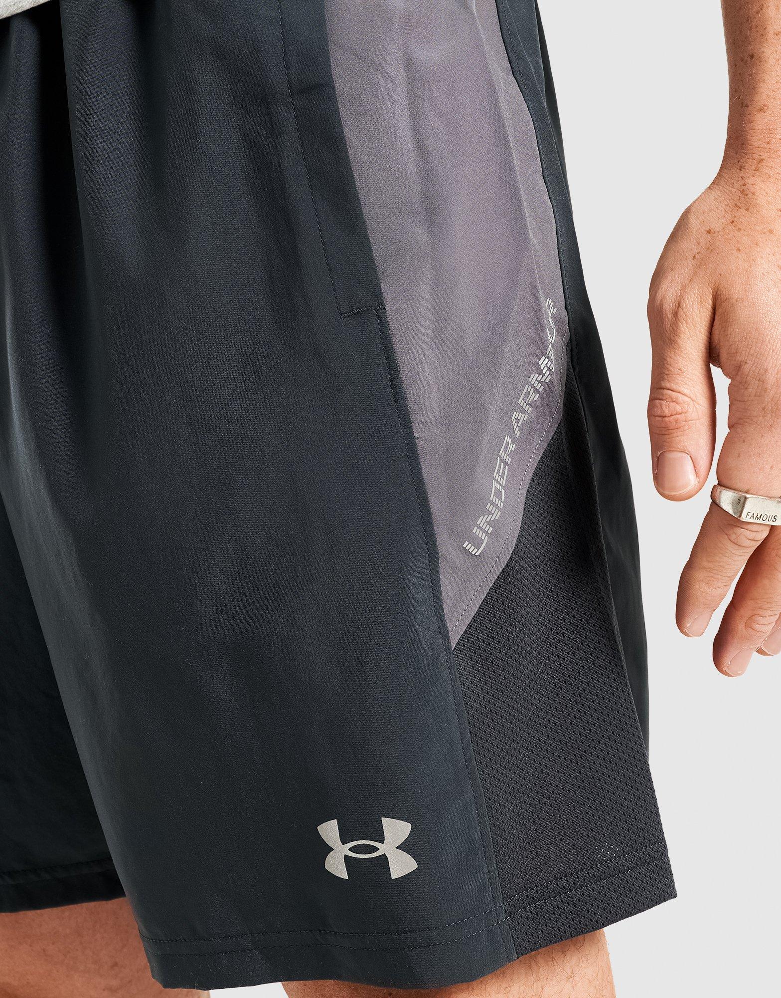 Мъжко фитнес облекло UNDER ARMOUR ШОРТИ TECH HYBRID WVN SHORTS 6007953-016 Сив