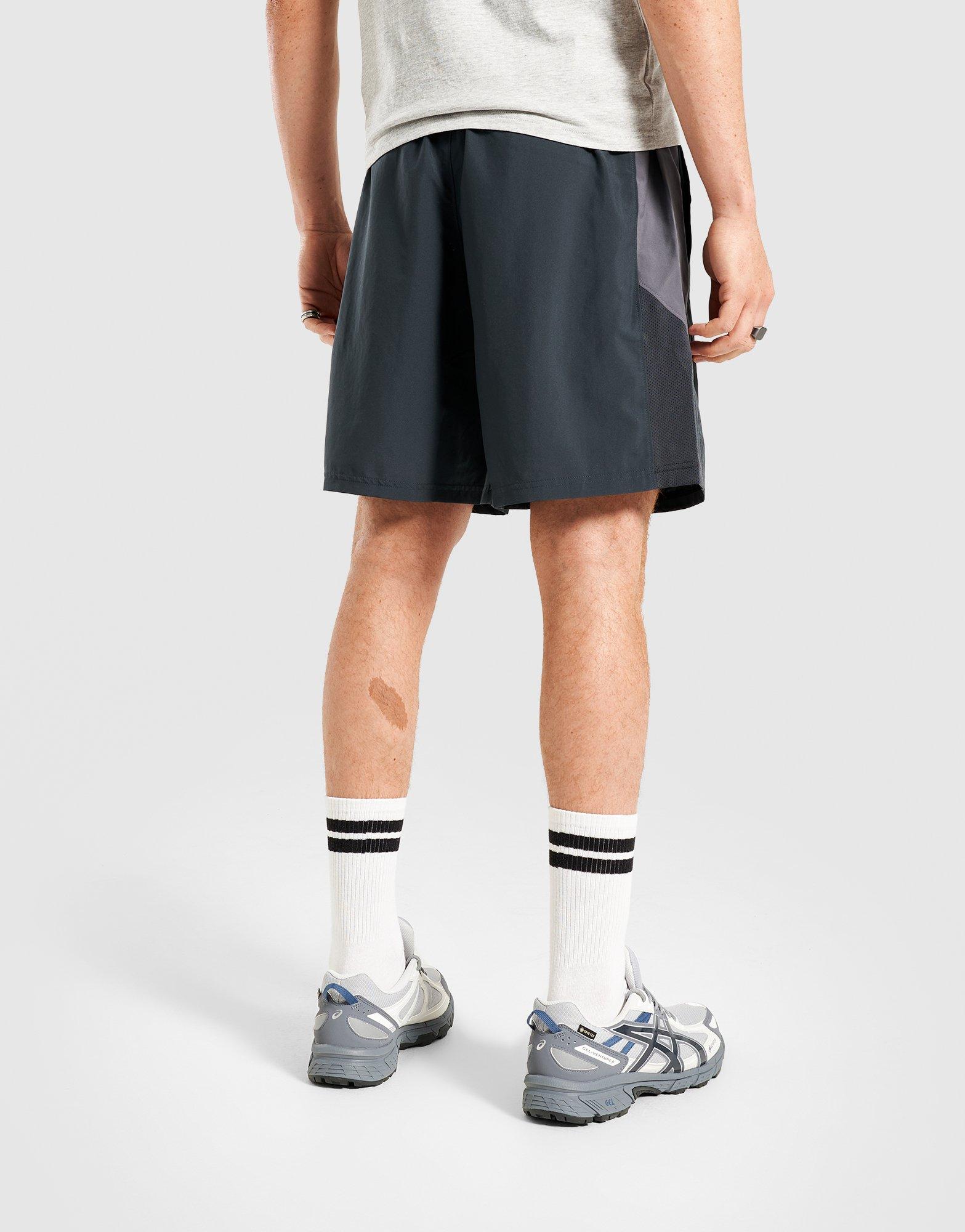 Мъжко фитнес облекло UNDER ARMOUR ШОРТИ TECH HYBRID WVN SHORTS 6007953-016 Сив