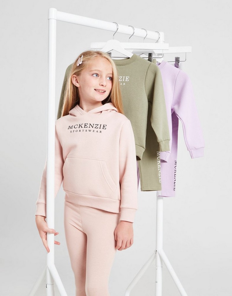 Komplet dresowy dziecięcy MCKENZIE KOMPLET MINI ESS OH/LG SET MCKTI15471813 Różowy