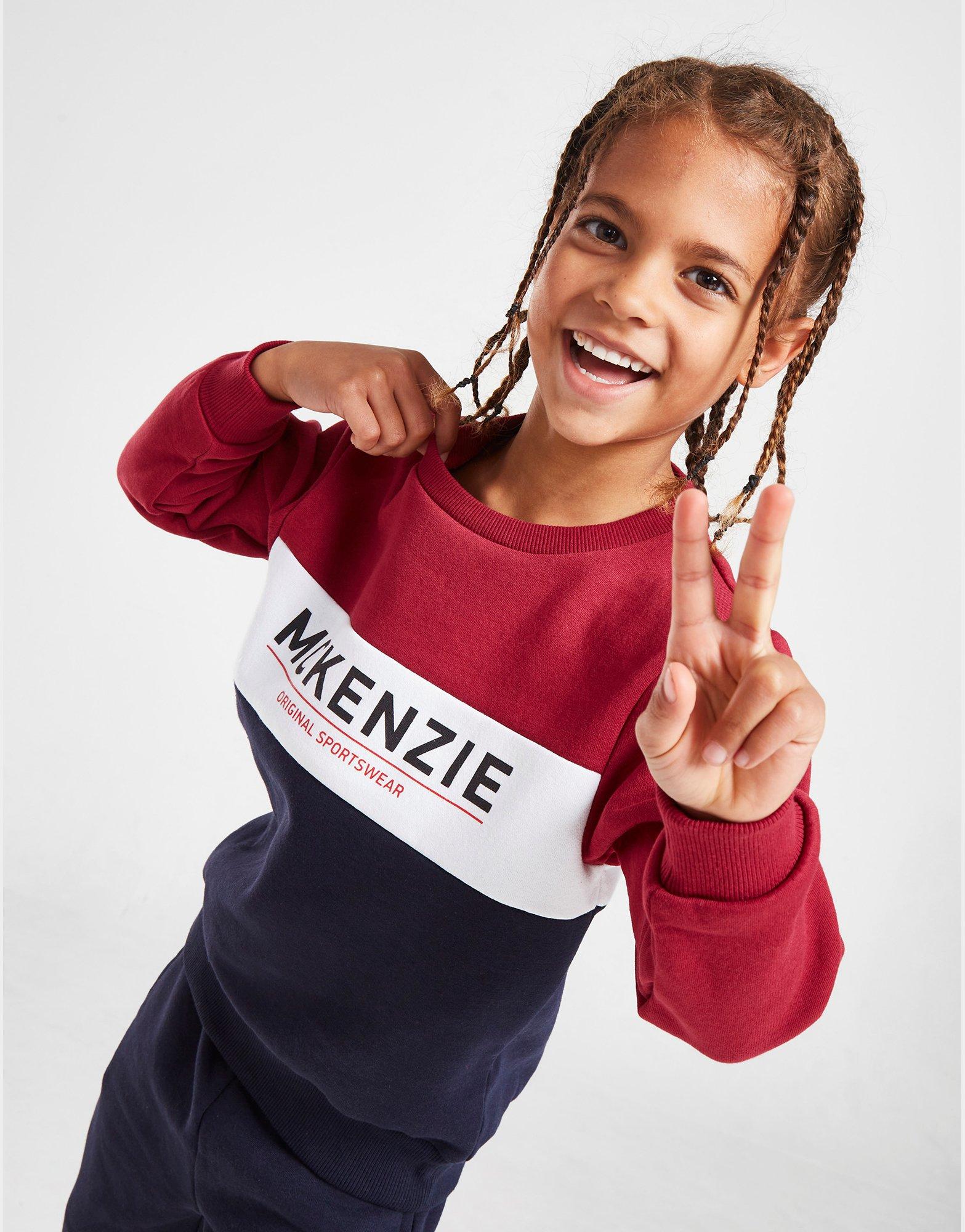 Dětská tepláková souprava MCKENZIE SOUPRAVA MIN JOKR CRW SUIT MCKTI15304340 Tmavě modrá