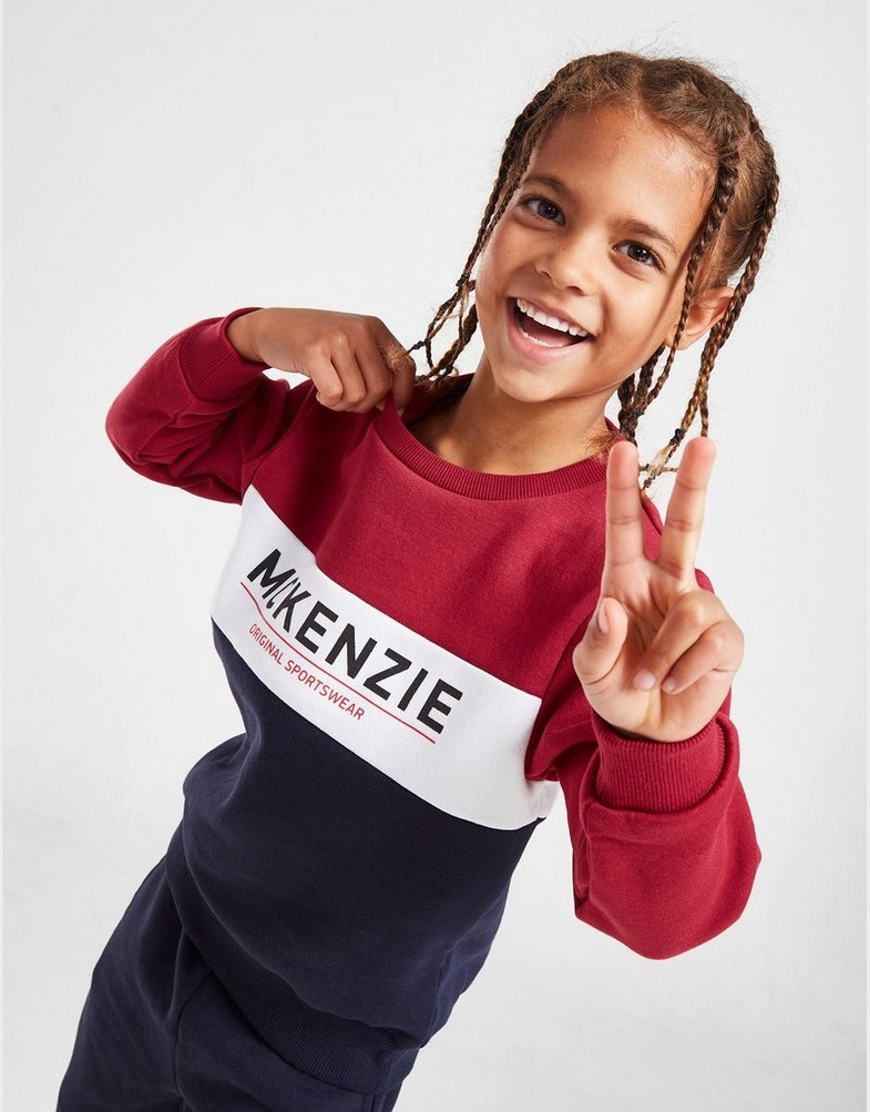 Komplet dresowy dziecięcy MCKENZIE KOMPLET MIN JOKR CRW SUIT MCKTI15304340 Granatowy