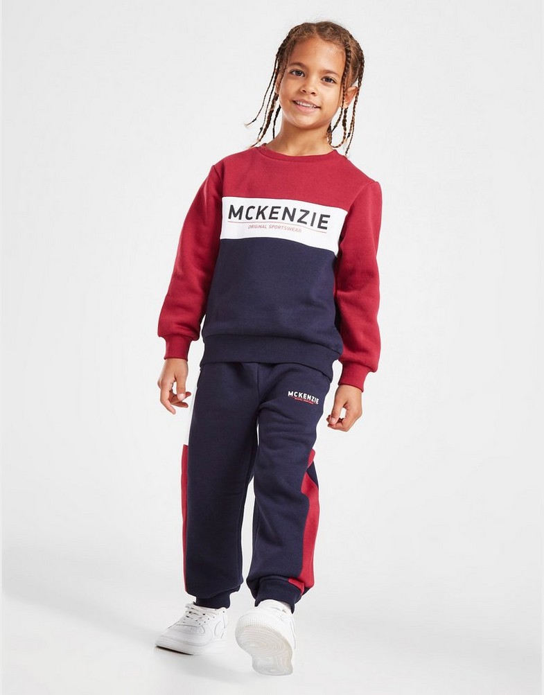 Komplet dresowy dziecięcy MCKENZIE KOMPLET MIN JOKR CRW SUIT MCKTI15304340 Granatowy