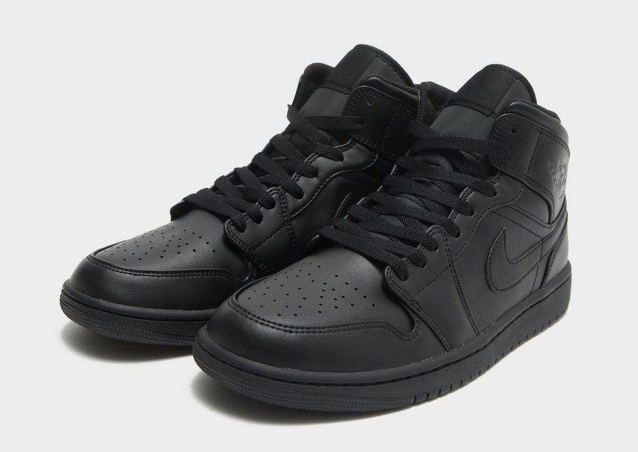 Чоловічі кросівки AIR JORDAN 1 MID  554724-093 Чорний