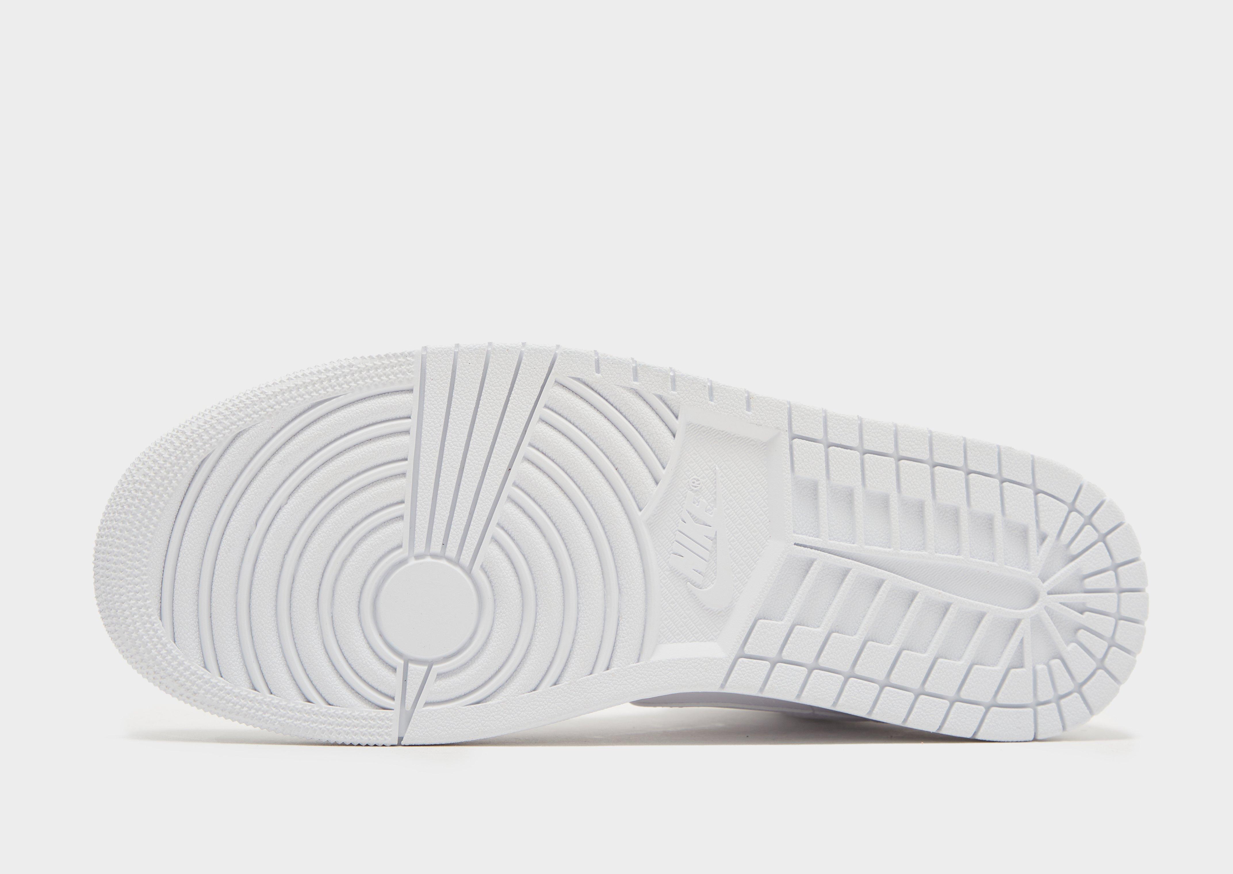 Buty sneakersy męskie AIR JORDAN 1 MID 554724-136 Biały