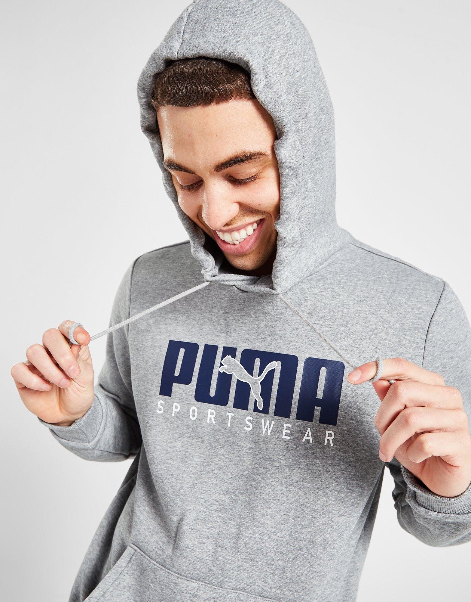 Мъжка блуза PUMA С КАЧУЛКА CORE SPORTSWEAR HOODIE  67529403 Сив