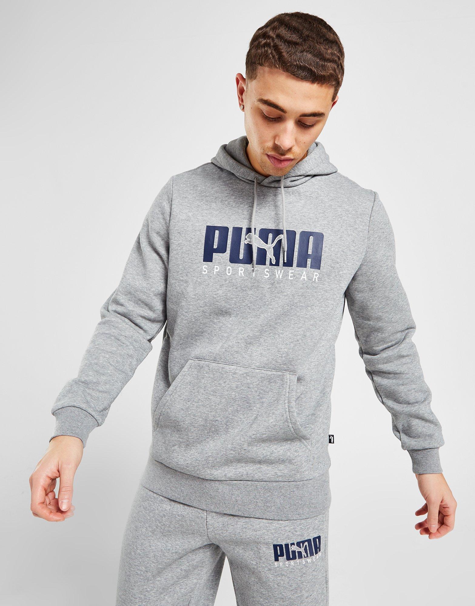 Мъжка блуза PUMA С КАЧУЛКА CORE SPORTSWEAR HOODIE  67529403 Сив