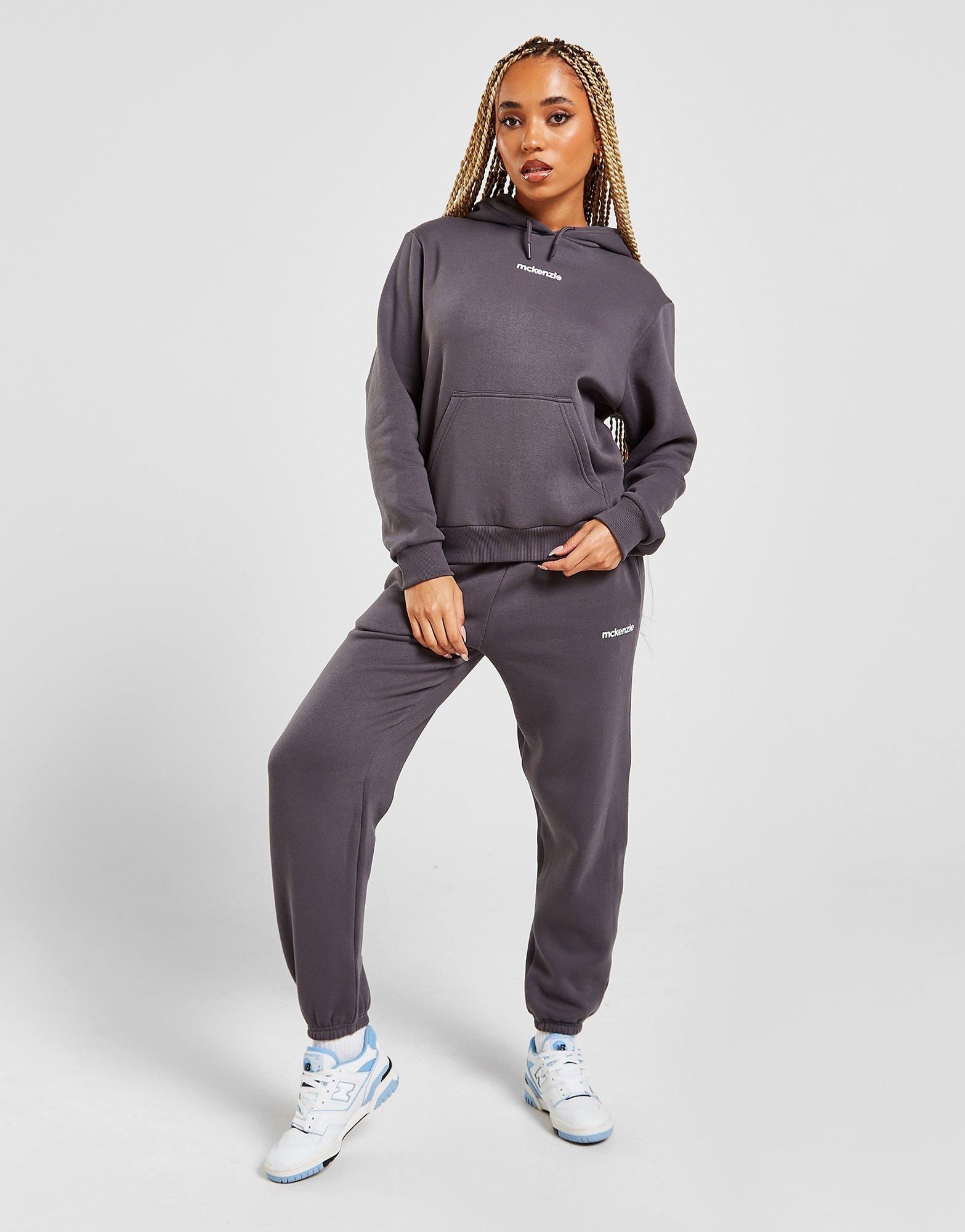 Дамски дрехи големи размери MCKENZIE СУИТЧЪР С КАЧУЛКА LOGO OH HD MCKTW15546040 Сив