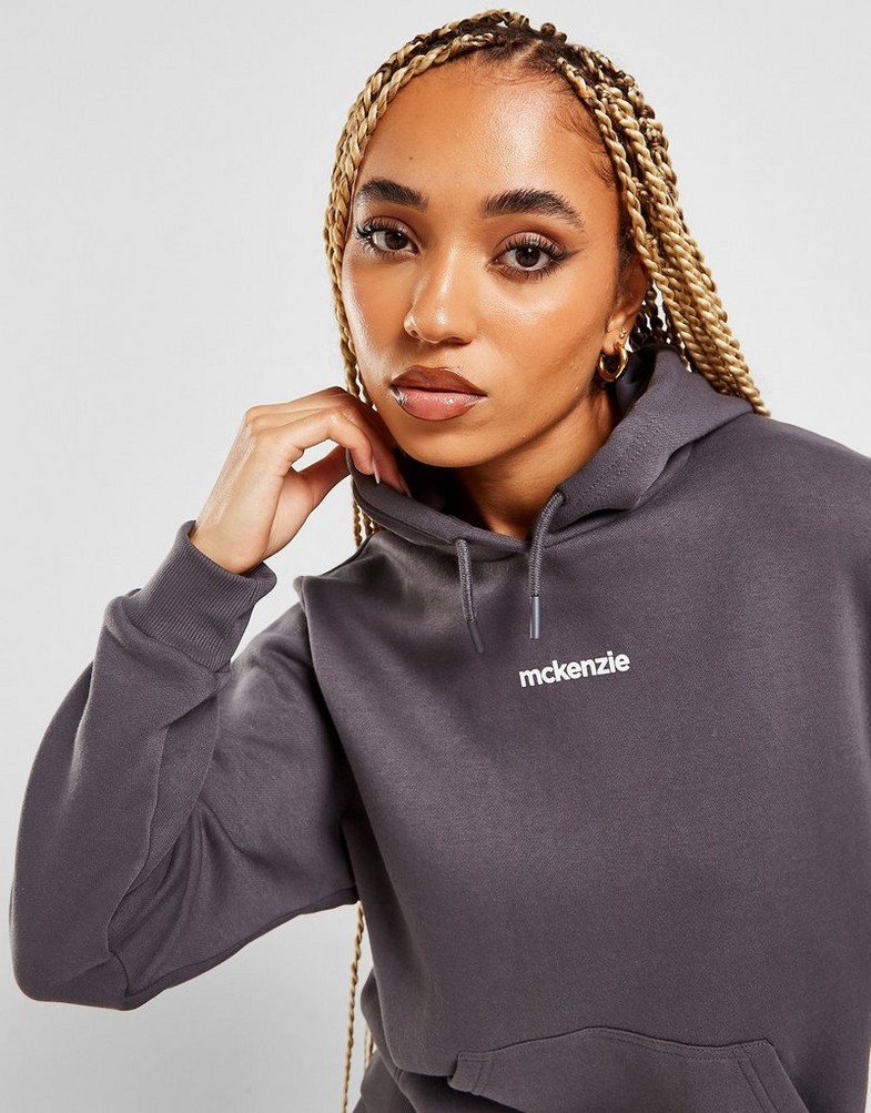 Dámská mikina MCKENZIE MIKINA S KAPUCÍ LOGO OH HD MCKTW15546040 Šedá