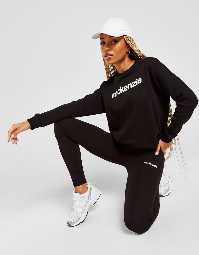 MegRyanです MCKENZIE LEGGINGS LOGO LEG MCKTW15547090 | kolor Czarny
